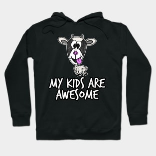 My Kids Are Awesome Goat Mom Mother's Day Hoodie